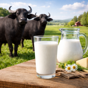 pure and natural buffalo milk hormone & additives free