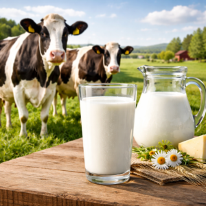 pure and natural cow milk hormone & additives free